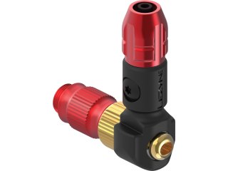 Lezyne ABS-1 Pro Chuck Pump Head with Presta and Shrader for High Pressure Hose, czarny