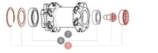 MAVIC ASSEMBLY KIT FOR LEFTY SUPERMAX WHEELS (36709301)