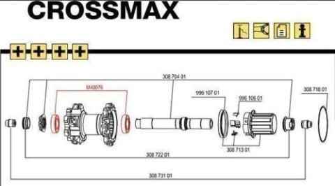 MAVIC HUB BEARINGS 17X30X7 6903 X 2 (M40076)