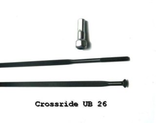 MAVIC KIT 10 DS CROSSRIDE UB 08 BLACK SPOKE 276MM (99607001)