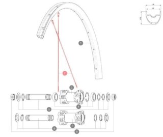 MAVIC KIT 12 FT/NDS CROSSMAX LIGHT 27,5' SPK 278MM (V2385301)