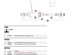 MAVIC KIT 2 BEARINGS 10X22X6 + WAVED WASHER + CLIP (V2530201)