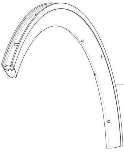 MAVIC KIT FRONT RIM COSMIC PRO CARBON EXALITH GRAPH (V2407710)