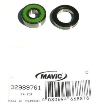 MAVIC REAR HUB QRM SL BEARINGS 15X24X5 (6802) + 9X22X7 (B9) (32989701)