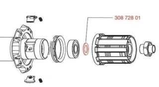 MAVIC SET OF 3 INTERNAL SILVER SPACERS 9MM FTS-L (30872801)