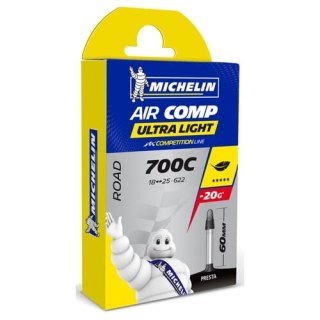 MICHELIN DĘTKA AIR COMP ULTRALIGHT GAL-FV 60MM 700X18/25 (125000)