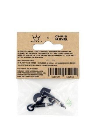 PEATY'S X CHRIS KING WENTYLE (MK2) TUBELESS VALVE SERVICE KIT (PTV2-SERVICE-12)