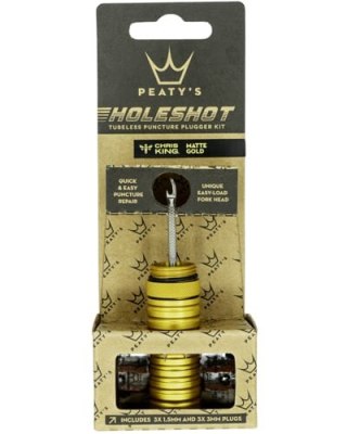 PEATY'S HOLESHOT ZESTAW NAPRAWCZY TUBELESS - GOLD (PPR-TPP-GLD-12)