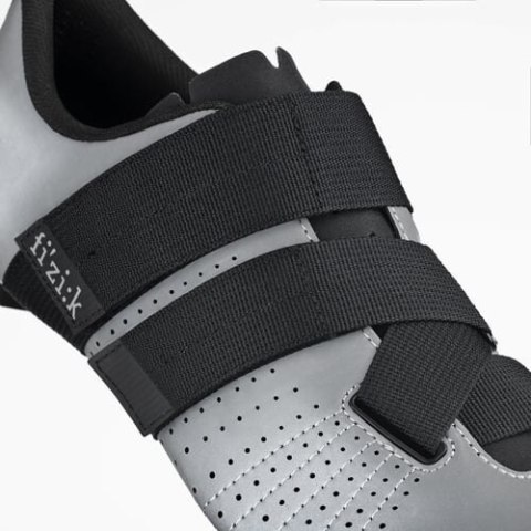 FIZIK BUTY TEMPO POWERSTRAP R5 REFLECTIVE GREY - BLACK (TPR5PSRE17410)