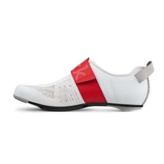 FIZIK BUTY TRANSIRO HYDRA AEROWEAVE CARBON WHITE / RED - BLUE (TRR2PAR1K20RB)