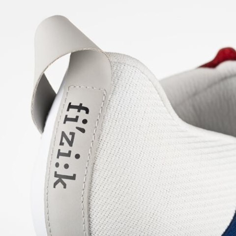 FIZIK BUTY TRANSIRO HYDRA AEROWEAVE CARBON WHITE / RED - BLUE (TRR2PAR1K20RB)