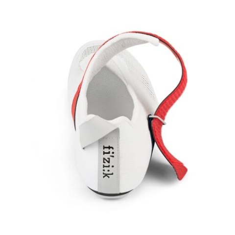 FIZIK BUTY TRANSIRO HYDRA AEROWEAVE CARBON WHITE / RED - BLUE (TRR2PAR1K20RB)