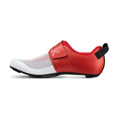 FIZIK BUTY TRANSIRO HYDRA WHITE - METAL RED (TRR5PMR1K20MR)