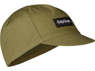 GripGrab Classic Cotton Cycling Cap M/L, olive green