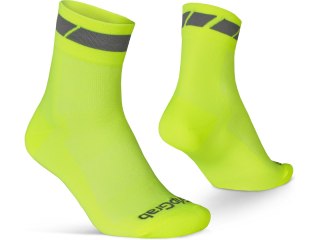 GripGrab Classic Regular Cut Summer Socks L, yellow hi-vis