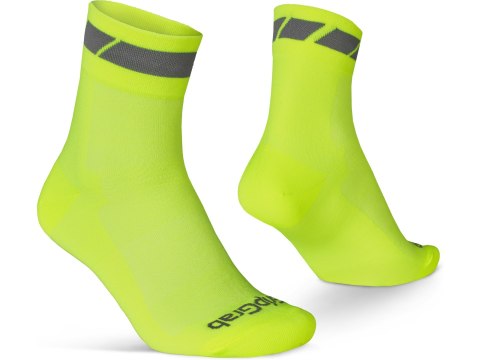 GripGrab Classic Regular Cut Summer Socks S, yellow hi-vis