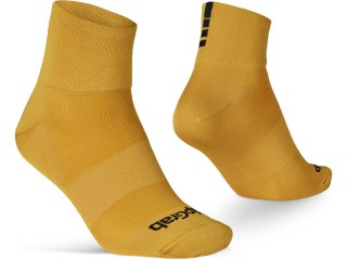 GripGrab Lightweight SL Short Summer Socks L, mustard yellow