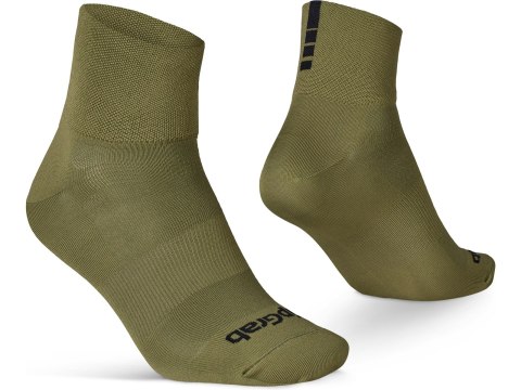 GripGrab Lightweight SL Short Summer Socks L, olive green