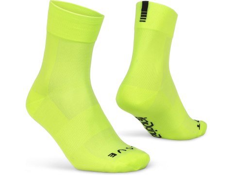 GripGrab Lightweight SL Short Summer Socks M, yellow hi-vis