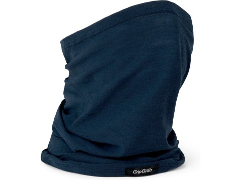 GripGrab Multifunctional Merino Neck Warmer OneSize, navy blue