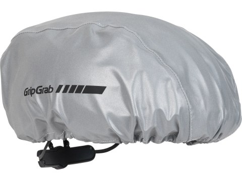 GripGrab Reflective Helmet Cover OneSize, grey