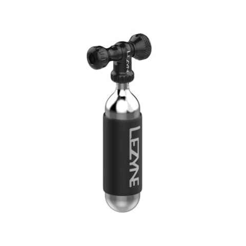 LEZYNE CONTROL DRIVE CO2 WITH 25G CARTRIDGE BLACK GLOSS (1-C2-CTRLDR-V204)