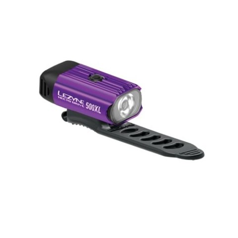 LEZYNE LAMPKA PRZEDNIA HECTO DRIVE 500XL PURPLE GLOSS (1-LED-9F-V521)