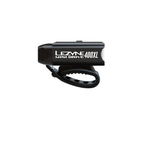 LEZYNE LAMPKA PRZEDNIA MINI DRIVE 400XL BLACK GLOSS (1-LED-24F-V204)