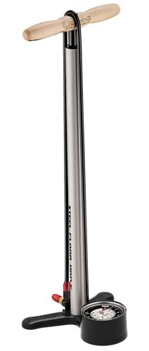 LEZYNE POMPKA PODŁOGOWA STEEL FLOOR DRIVE 3.5 METALLIC SILVER (1-FP-SFLDR-V706)