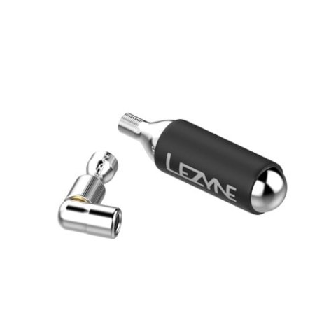 LEZYNE TRIGGER DRIVE CO2 WITH 16G CARTRIDGE SILVER GLOSS (1-C2-TRDR-V106)