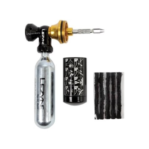 LEZYNE TUBELESS CO2 BLASTER BLACK / GOLD (1-PK-TBC2-V104)