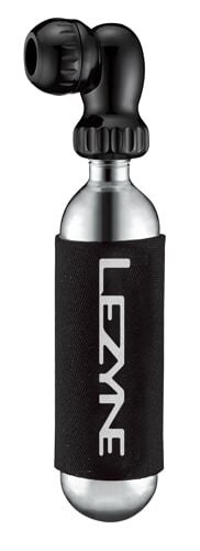 LEZYNE TWIN SPEED DRIVE CO2 WITH 16G CARTRIDGE BLACK GLOSS (1-C2-TSPDR-V104)