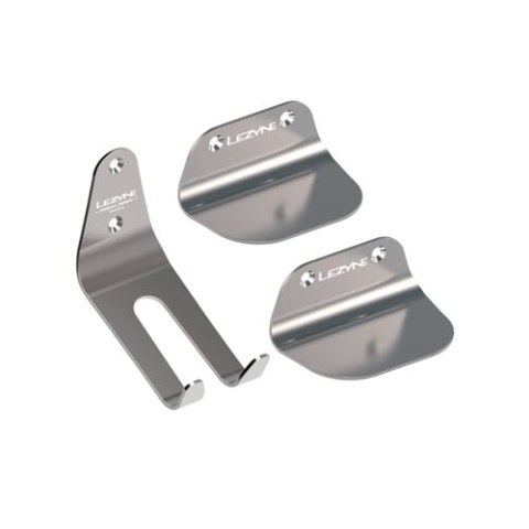 LEZYNE WIESZAK STAINLESS PEDAL HOOK SILVER (1-BS-STPDH-V106)