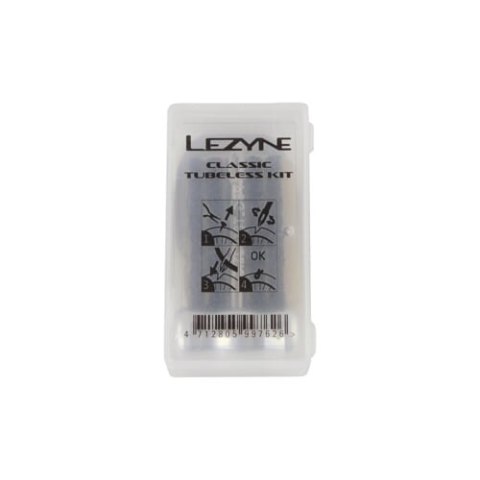 LEZYNE ZESTAW CLASSIC TUBELESS KIT CLEAR (1-PK-CTBLS-V106)