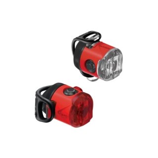 LEZYNE ZESTAW LAMPEK FEMTO USB DRIVE PAIR RED (1-LED-31P-V111)