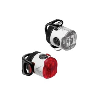 LEZYNE ZESTAW LAMPEK FEMTO USB DRIVE PAIR WHITE (1-LED-31P-V107)