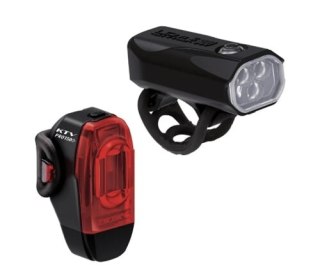 LEZYNE ZESTAW LAMPEK KTV DRIVE PRO 300+ / KTV DRIVE PRO+ PAIR BLACK / BLACK (1-LED-19P-V304)