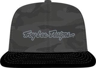 TLD CZAPKA SIGNATURE CAMO BLACK / SILVER (75054500)