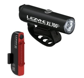 LEZYNE LIGHT CLASSIC DRIVE XL 700+ / STICK+ DRIVE PAIR (1-LED-30P-V637)