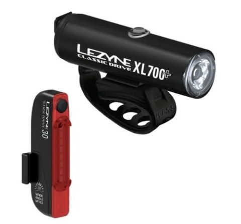 LEZYNE LIGHT CLASSIC DRIVE XL 700+ / STICK+ DRIVE PAIR (1-LED-30P-V637)