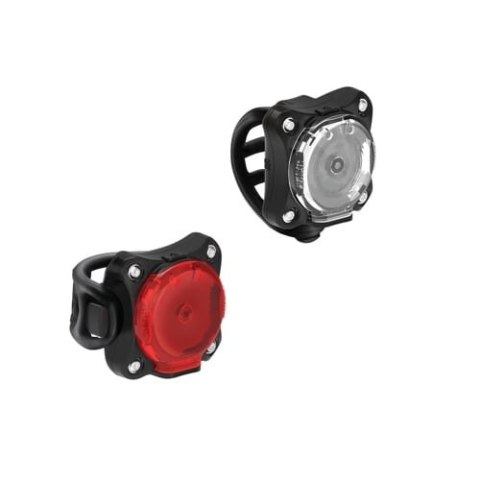 LEZYNE ZESTAW LAMPEK ZECTO DRIVE 250+ / ZECTO DRIVE 200+ PAIR BLACK / BLACK (1-LED-8P-V404)