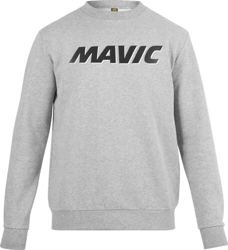 MAVIC BLUZA Z KAPTUREM CORPORATE LOGO LIGHT GREY BLACK (T000220)