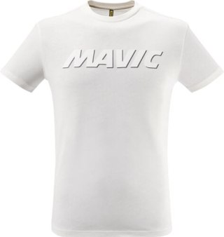 MAVIC KOSZULKA Z KRÓTKIM RĘKAWEM CORPORATE LOGO OFF-WHITE (T000213)