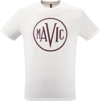 MAVIC KOSZULKA Z KRÓTKIM RĘKAWEM HERITAGE LOGO OFF-WHITE (T000229)