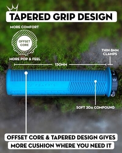 PEATY'S GRIPY MONARCH KNURL THICK MANGO (PGM-KNL-THK-MNG-1)