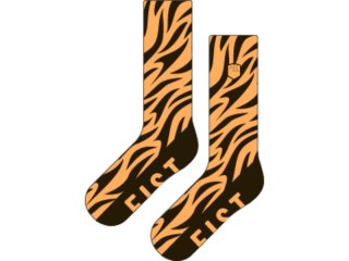 FIST Socks Tiger S-M, pomarańczowy-czarny