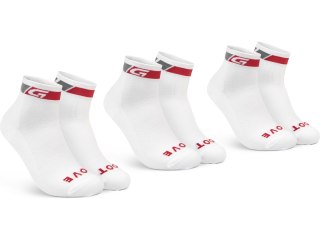 GripGrab Classic Low Cut Summer Socks 3-Pack M, white