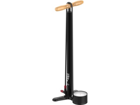 Lezyne Floor Pump Steel HV Floor Drive 3.5", 100PSI flat black