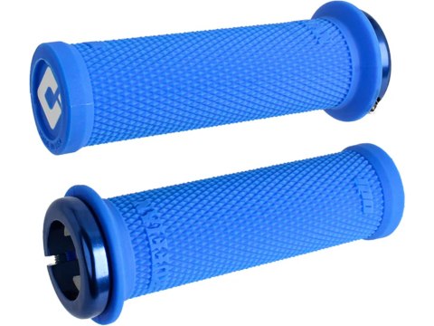 ODI Grips Ruffian Mini V2.1 blue w/ blue clamps 110mm