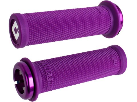 ODI Grips Ruffian Mini V2.1 purple w/ purple clamps 110mm